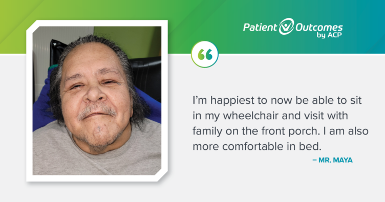 Patient Outcome Testimonial - Mr. Maya